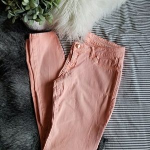 Coral Skinny Jeans